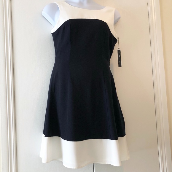 NWT Ivanka Trump Size 12 Navy/Ivory - Picture 1 of 12